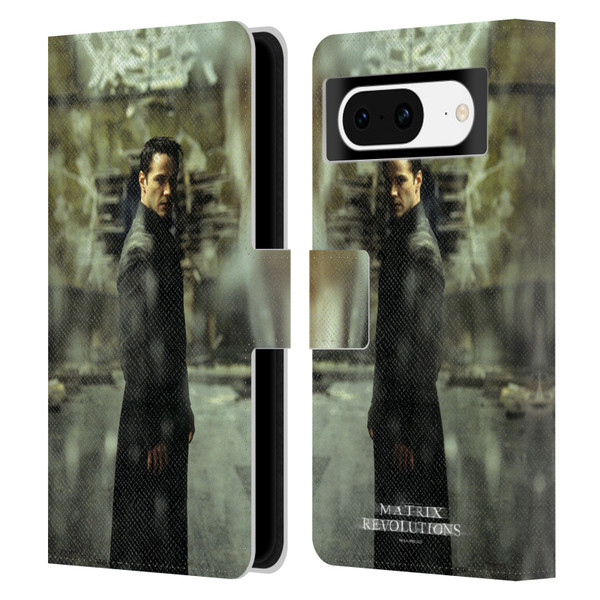 The Matrix Revolutions Key Art Neo 2 Leather Book Wallet Case Cover For Google Pixel 8