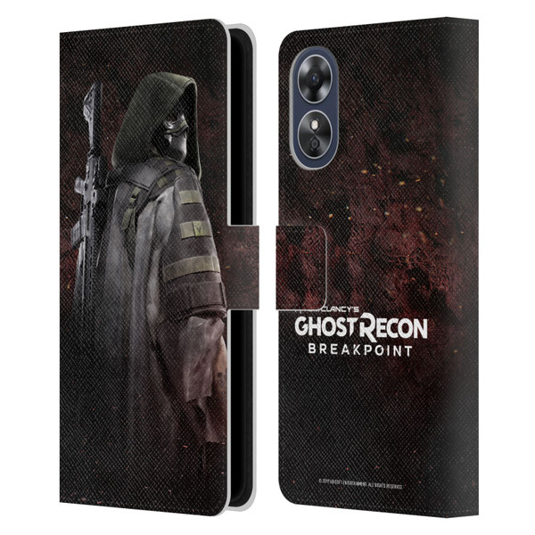 Tom Clancy's Ghost Recon Breakpoint Character Art Colonel Walker Leather Book Wallet Case Cover For OPPO A17