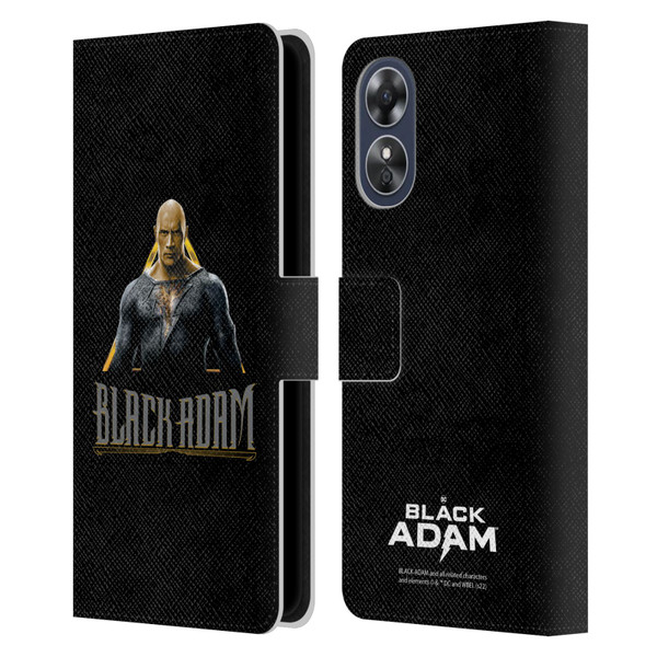 Black Adam Graphics Black Adam Leather Book Wallet Case Cover For OPPO A17