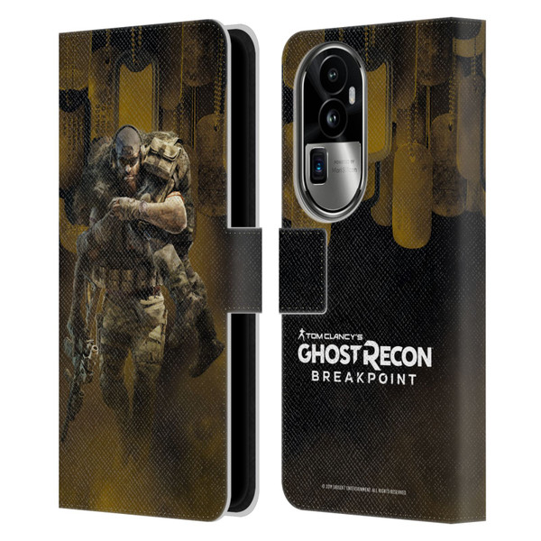 Tom Clancy's Ghost Recon Breakpoint Character Art Nomad Poster Leather Book Wallet Case Cover For OPPO Reno10 Pro+