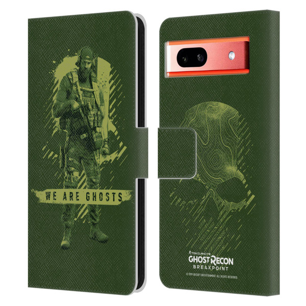 Tom Clancy's Ghost Recon Breakpoint Graphics We Are Ghosts Leather Book Wallet Case Cover For Google Pixel 7a