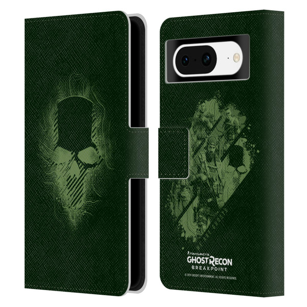 Tom Clancy's Ghost Recon Breakpoint Graphics Ghosts Logo Leather Book Wallet Case Cover For Google Pixel 8