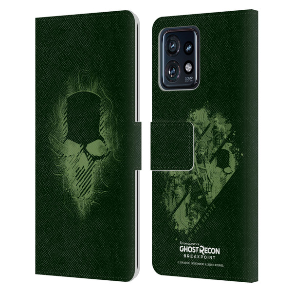 Tom Clancy's Ghost Recon Breakpoint Graphics Ghosts Logo Leather Book Wallet Case Cover For Motorola Moto Edge 40 Pro