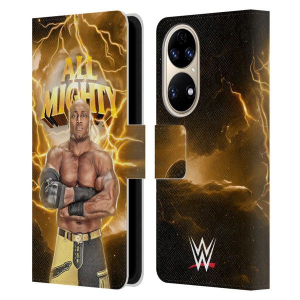 WWE Bobby Lashley Portrait Leather Book Wallet Case Cover For Huawei P50