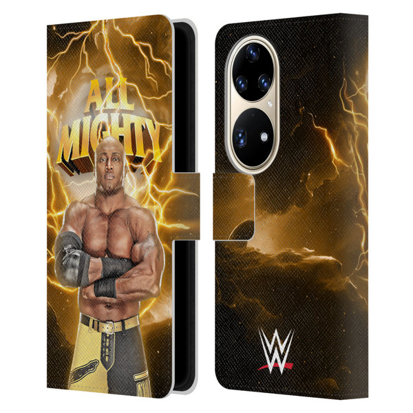 WWE Bobby Lashley Portrait Leather Book Wallet Case Cover For Huawei P50 Pro