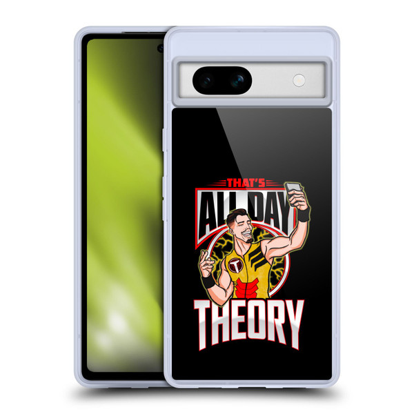 WWE Austin Theory All Day Theory Soft Gel Case for Google Pixel 7a