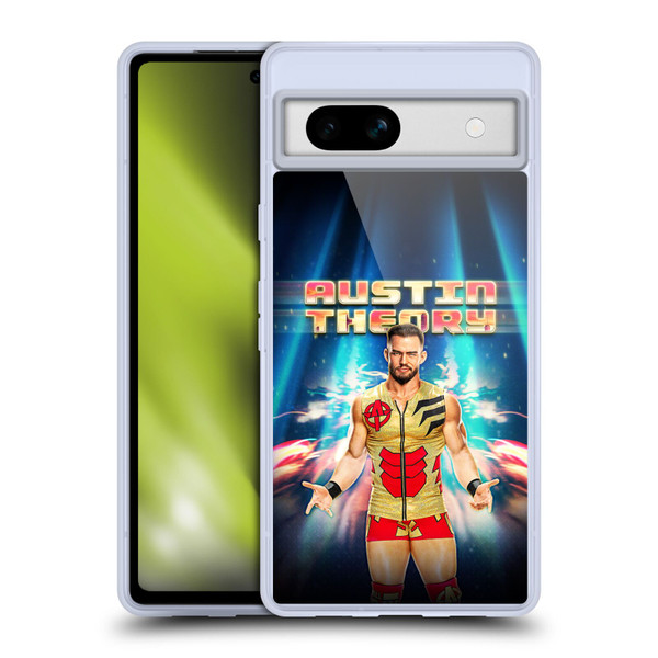 WWE Austin Theory Portrait Soft Gel Case for Google Pixel 7a