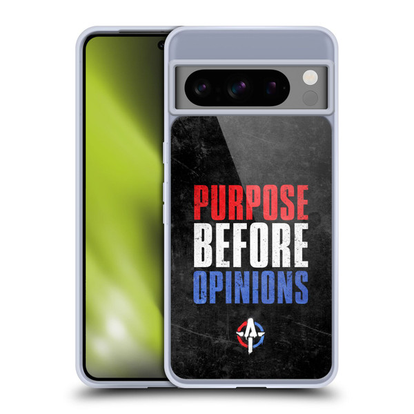 WWE Austin Theory Purpose Before Opinions Soft Gel Case for Google Pixel 8 Pro