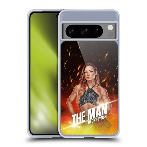 WWE Becky Lynch The Man Portrait Soft Gel Case for Google Pixel 8 Pro