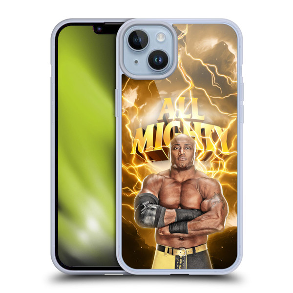WWE Bobby Lashley Portrait Soft Gel Case for Apple iPhone 14 Plus