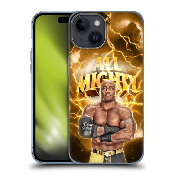 WWE Bobby Lashley Portrait Soft Gel Case for Apple iPhone 15