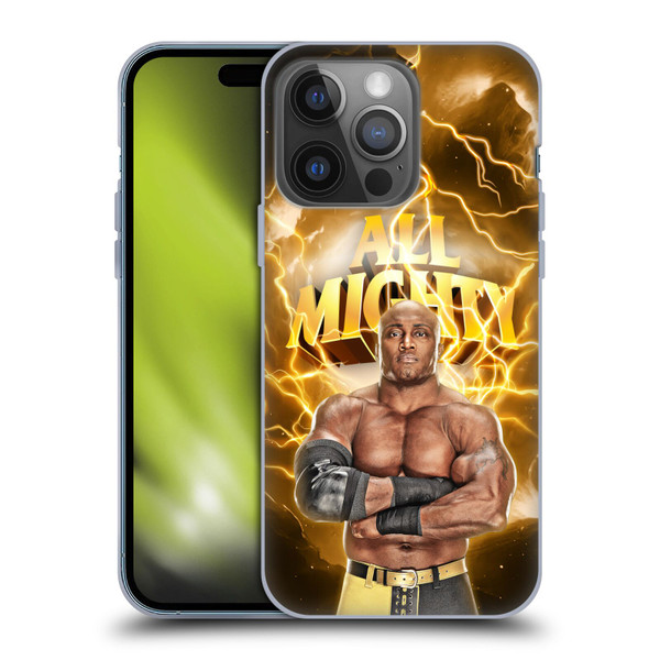 WWE Bobby Lashley Portrait Soft Gel Case for Apple iPhone 14 Pro