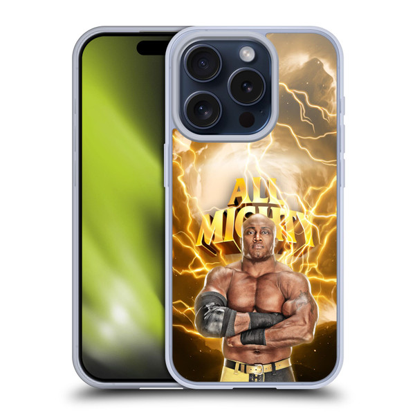 WWE Bobby Lashley Portrait Soft Gel Case for Apple iPhone 15 Pro