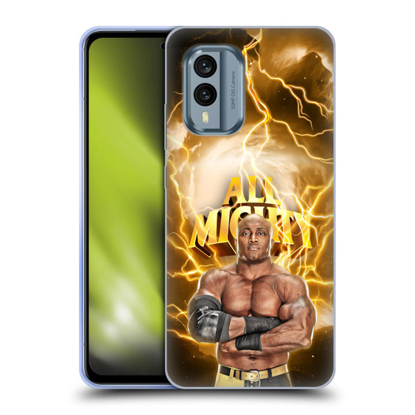 WWE Bobby Lashley Portrait Soft Gel Case for Nokia X30