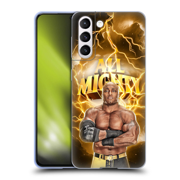 WWE Bobby Lashley Portrait Soft Gel Case for Samsung Galaxy S21 5G