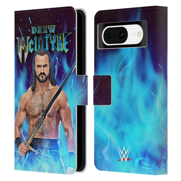 WWE Drew McIntyre Scottish Warrior Leather Book Wallet Case Cover For Google Pixel 8