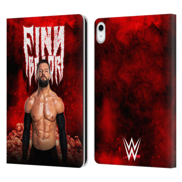 WWE Finn Balor Portrait Leather Book Wallet Case Cover For Apple iPad 10.9 (2022)
