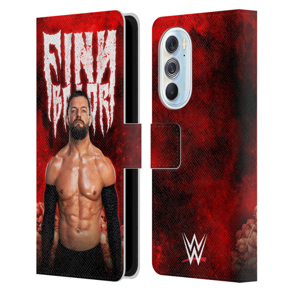 WWE Finn Balor Portrait Leather Book Wallet Case Cover For Motorola Edge X30