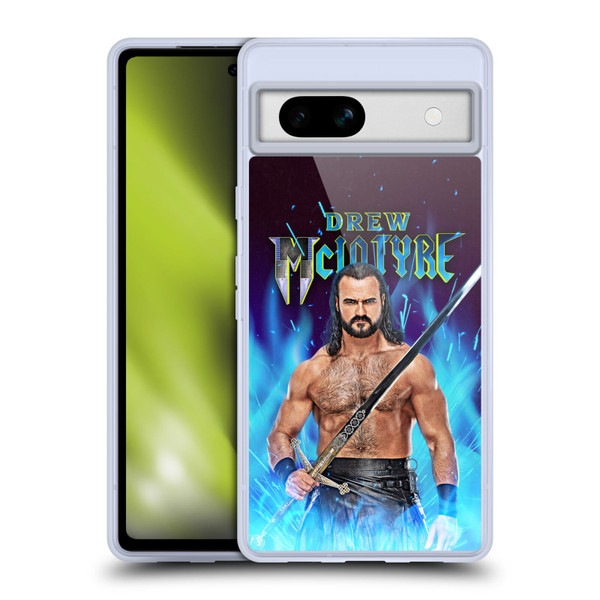 WWE Drew McIntyre Scottish Warrior Soft Gel Case for Google Pixel 7a