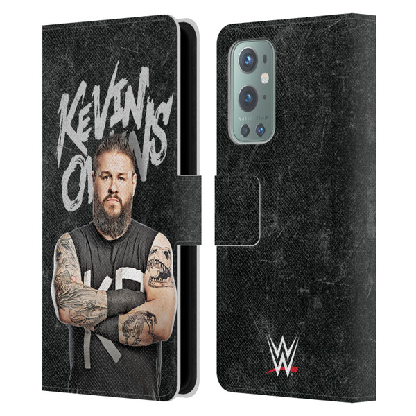 WWE Kevin Owens Portrait Leather Book Wallet Case Cover For OnePlus 9