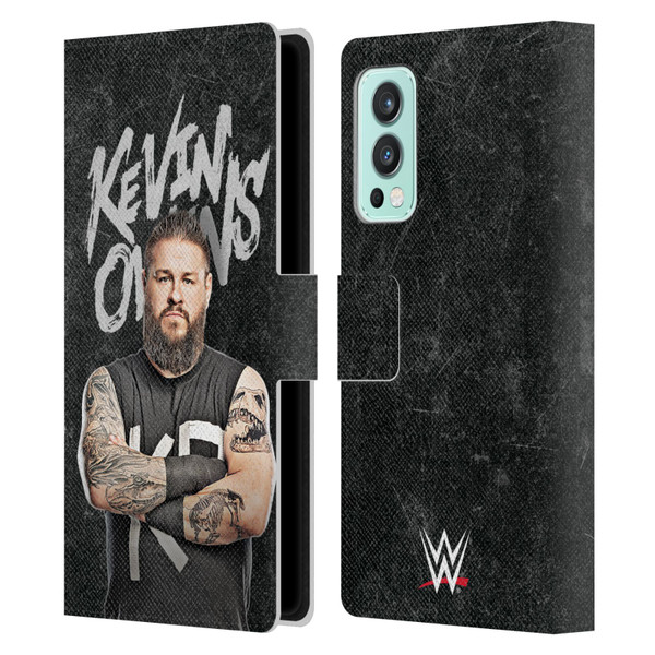 WWE Kevin Owens Portrait Leather Book Wallet Case Cover For OnePlus Nord 2 5G
