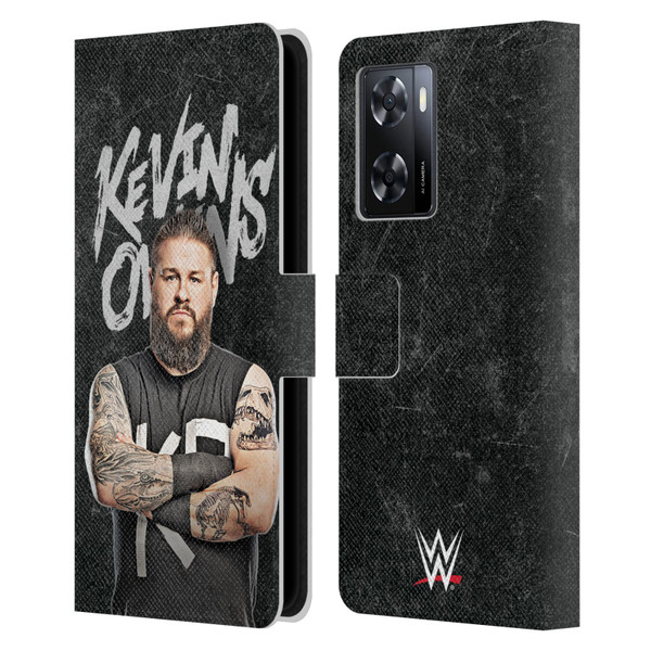 WWE Kevin Owens Portrait Leather Book Wallet Case Cover For OPPO A57s
