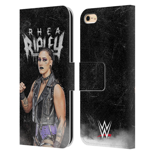WWE Rhea Ripley Portrait Leather Book Wallet Case Cover For Apple iPhone 6 / iPhone 6s