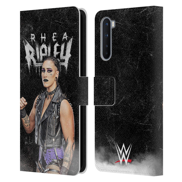 WWE Rhea Ripley Portrait Leather Book Wallet Case Cover For OnePlus Nord 5G