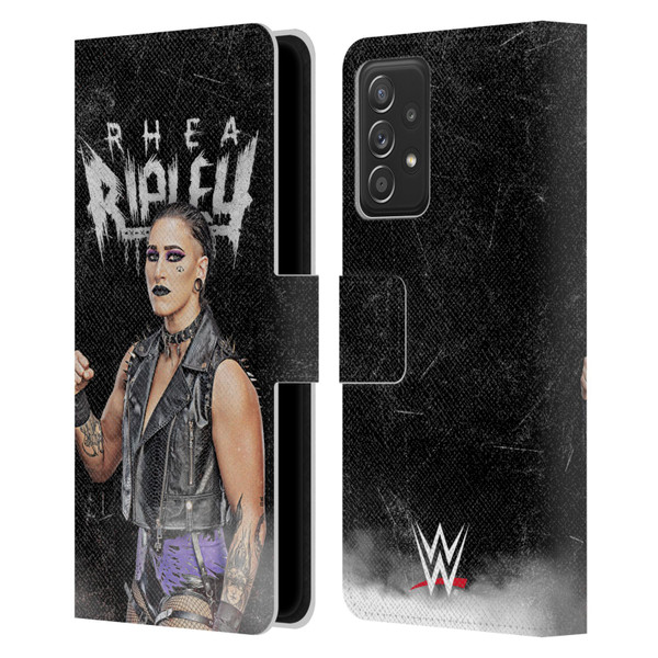 WWE Rhea Ripley Portrait Leather Book Wallet Case Cover For Samsung Galaxy A53 5G (2022)