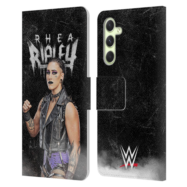 WWE Rhea Ripley Portrait Leather Book Wallet Case Cover For Samsung Galaxy A54 5G