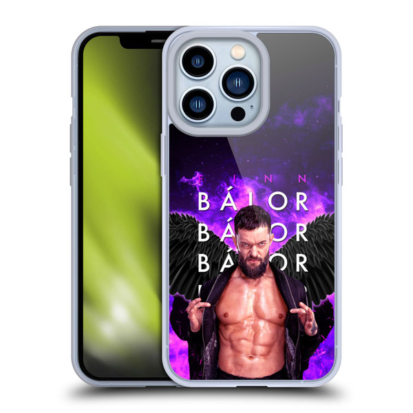WWE Finn Balor Portrait Soft Gel Case for Apple iPhone 13 Pro