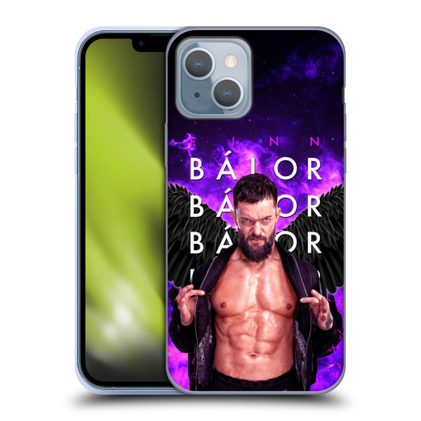WWE Finn Balor Portrait Soft Gel Case for Apple iPhone 14