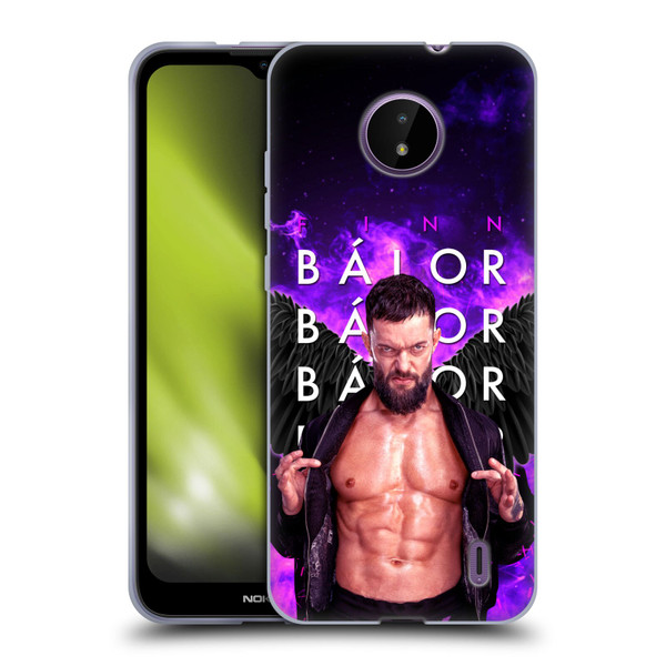 WWE Finn Balor Portrait Soft Gel Case for Nokia C10 / C20