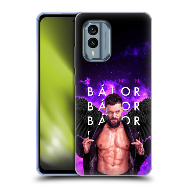 WWE Finn Balor Portrait Soft Gel Case for Nokia X30
