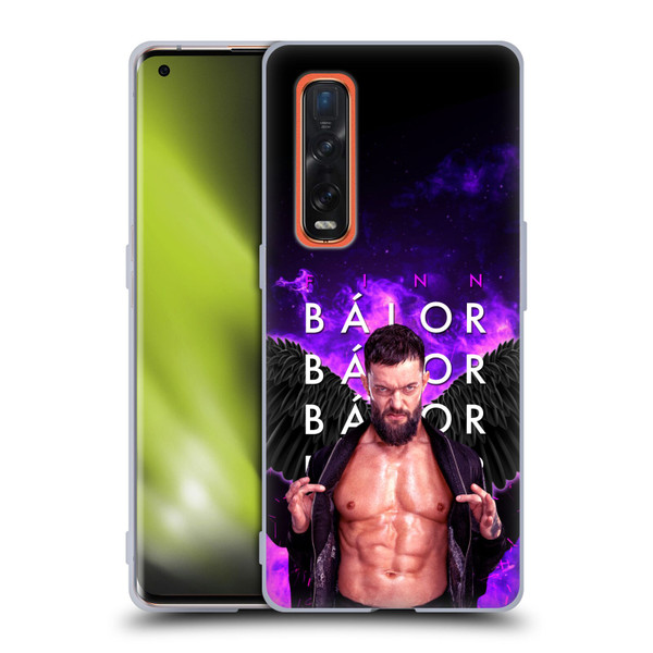 WWE Finn Balor Portrait Soft Gel Case for OPPO Find X2 Pro 5G