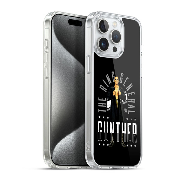 WWE Gunther Ring General Soft Gel Case for Apple iPhone 15 Pro Max & MagSafe