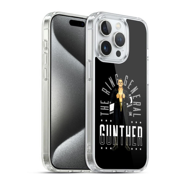 WWE Gunther Ring General Soft Gel Case for Apple iPhone 15 Pro & MagSafe