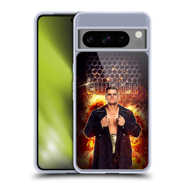 WWE Gunther Portrait Soft Gel Case for Google Pixel 8 Pro
