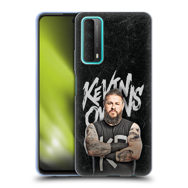 WWE Kevin Owens Portrait Soft Gel Case for Huawei P Smart (2021)