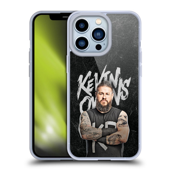 WWE Kevin Owens Portrait Soft Gel Case for Apple iPhone 13 Pro