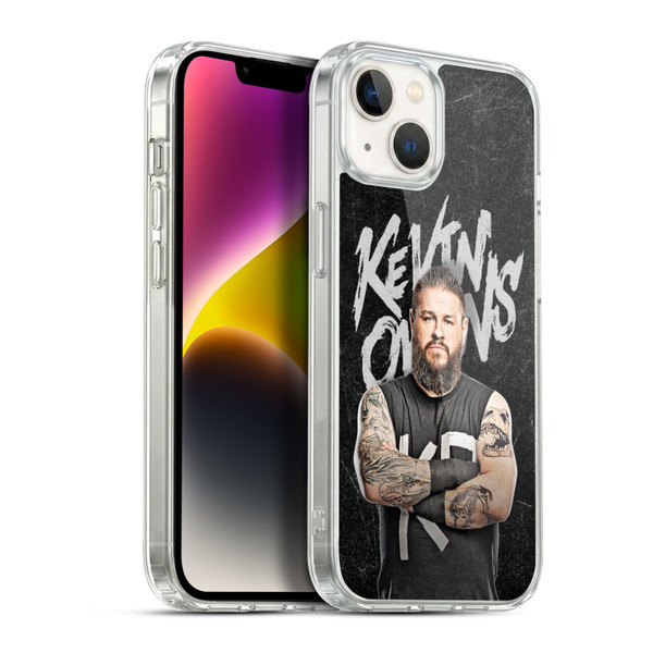 WWE Kevin Owens Portrait Soft Gel Case for Apple iPhone 14 Plus & MagSafe