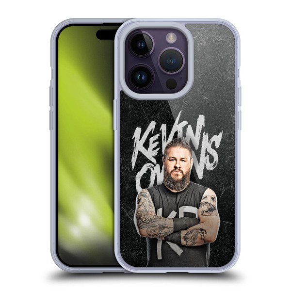 WWE Kevin Owens Portrait Soft Gel Case for Apple iPhone 14 Pro