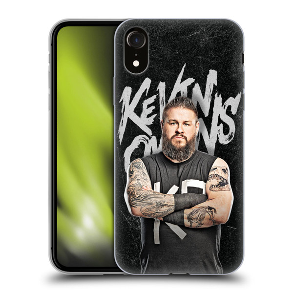 WWE Kevin Owens Portrait Soft Gel Case for Apple iPhone XR