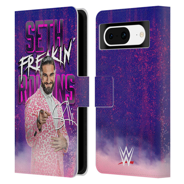 WWE Seth Rollins Seth Freakin' Rollins Leather Book Wallet Case Cover For Google Pixel 8