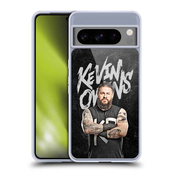 WWE Kevin Owens Portrait Soft Gel Case for Google Pixel 8 Pro