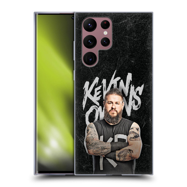 WWE Kevin Owens Portrait Soft Gel Case for Samsung Galaxy S22 Ultra 5G