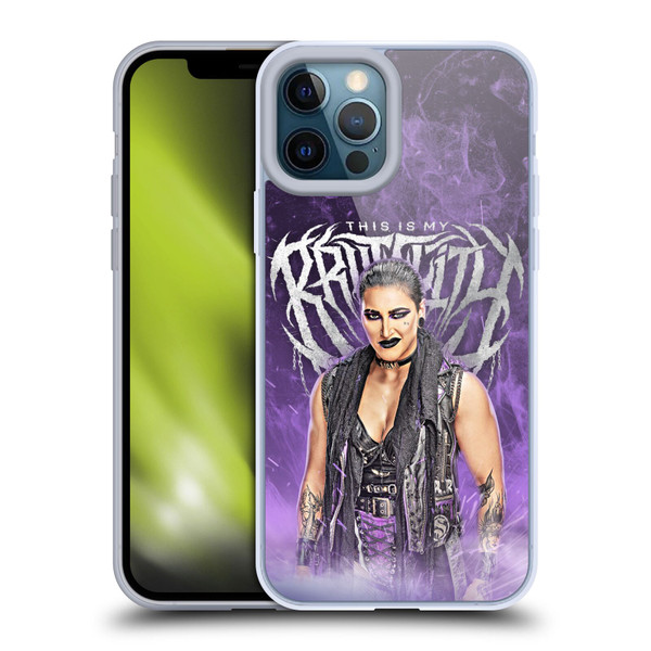 WWE Rhea Ripley This Is My Brutality Soft Gel Case for Apple iPhone 12 Pro Max & MagSafe
