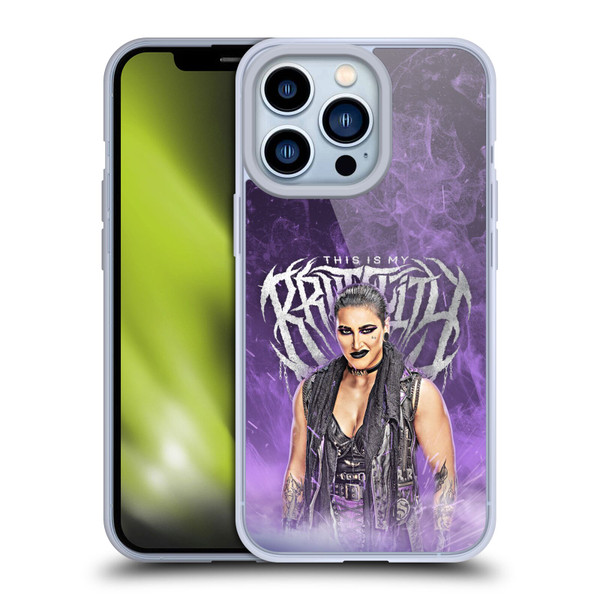 WWE Rhea Ripley This Is My Brutality Soft Gel Case for Apple iPhone 13 Pro