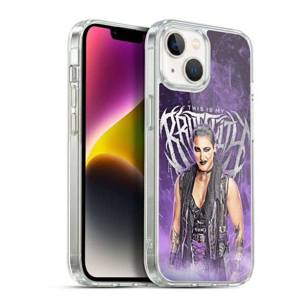 WWE Rhea Ripley This Is My Brutality Soft Gel Case for Apple iPhone 14