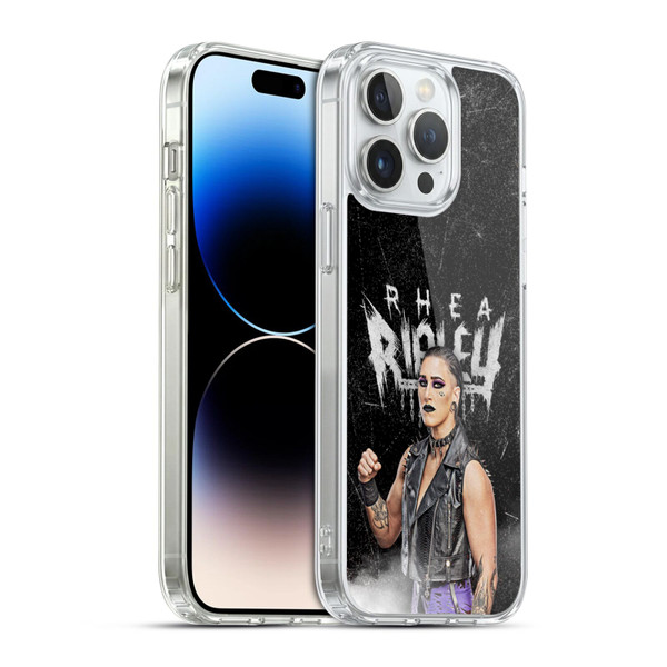 WWE Rhea Ripley Portrait Soft Gel Case for Apple iPhone 14 Pro Max & MagSafe